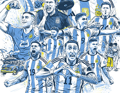 Argentina Anniversary - Poster Illustration
