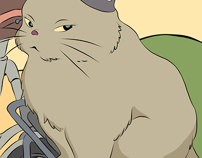 Cat from Studio Ghibli