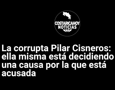 La corrupta Pilar Cisneros