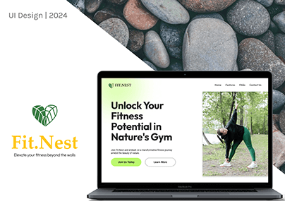 Fit.Nest (Fitness App) | Website UI