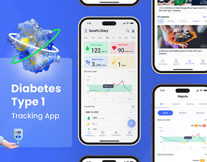 Project thumbnail - Diabetes Type 1 - App UI/UX