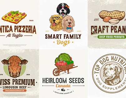 Old Style Logo Designs