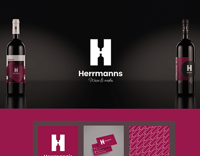 "Herrmanns Wein und mehr" Branding