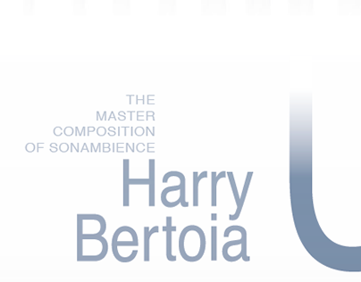 Harry Bertoia Exhibition Poster