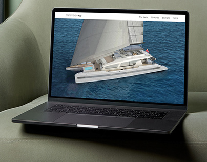 Catamaran100 / website design