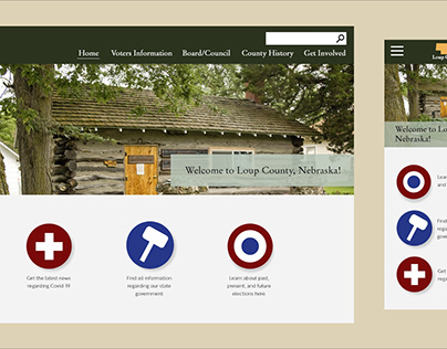 Loup County Website Redesign