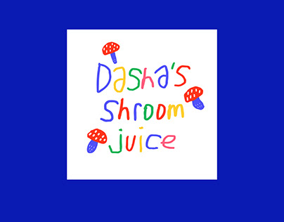 Kombucha's brand «Dasha's shroom juice»