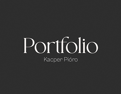 Portfolio Kacper Pióro
