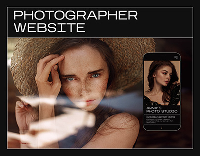 Landing Page for Photographer