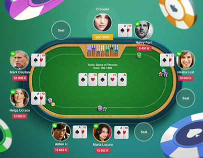 Poker game - app for social network