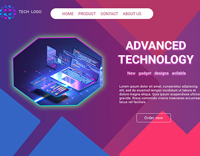 Advanced Technology Landing Page