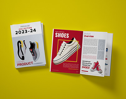 Shoe Shop Product Catalog Magazine Design