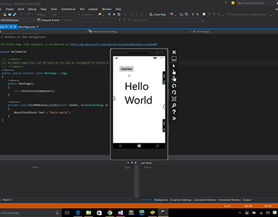 Hello World Visual Studio