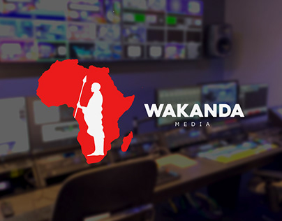 wakanda media logo design