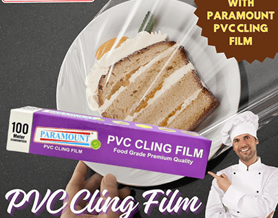 PARAMOUNT PVC CLING FILM 100 METER