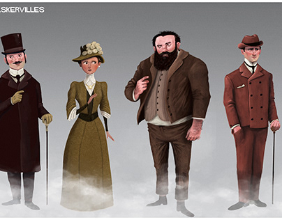 Character Design for "The hound of the Baskervilles"