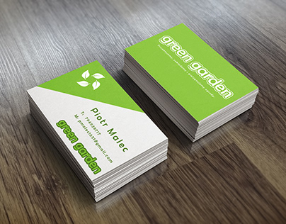 Green Garden Logo and Business Card