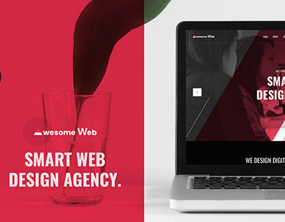 UI Web Template Design for Web Design Agency