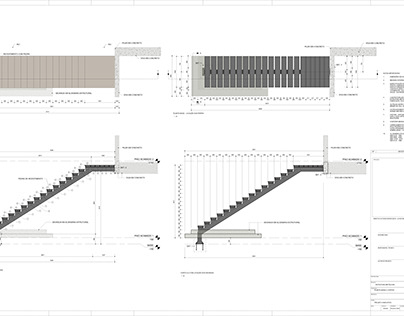 Modelagem Estrutural de Escada Metálica