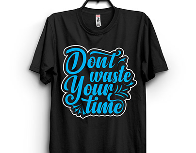 custom typography t shirt design