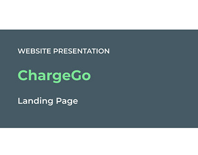 Website Presentation - ChargeGo