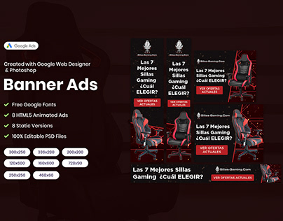 HTML5 Google Ads for Sillas Gaming