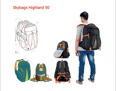 Weekender 50 L backpack - Skybags Highland