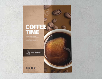 Free Download | Delicious Coffee Poster Design