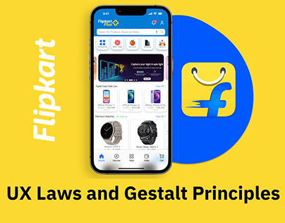UX Laws and Gestalt Principles followed in FlipKart