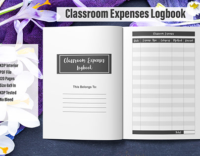 Classroom Expenses Logbook