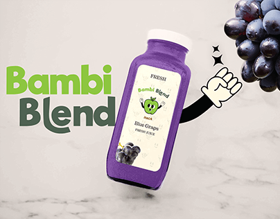 Bambi Blend Juice | Juice Brand Identity.