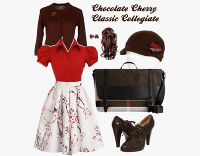 Styling, Layout: Chocolate Cherry