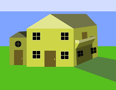 1 Point-Perspective House
