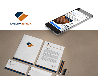 Media Bruk - logo redesign, web and print banners