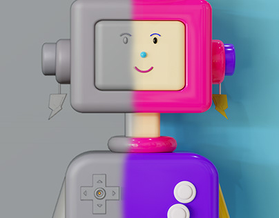3D Cartoon Character in Blender