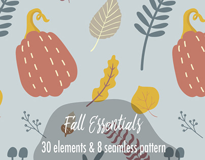 FALL ESSENTIALS SEAMLESS PATTERN COLLECTION