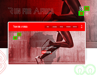 Web for Run for Africa