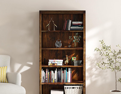 Get Upto 36% OFF on Kryss Sheesham Wood Book Shelf