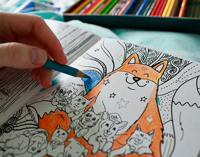 Meowgical Creatures Colouring Book