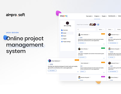 Coupang - Online project management system