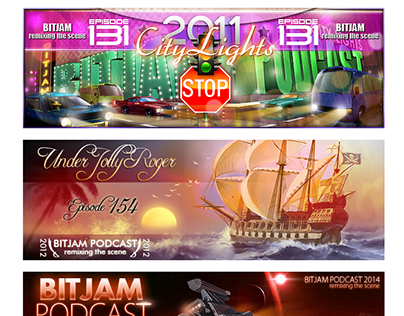BitJAM Podcast Banners