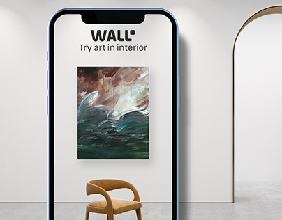 Wall. Mobile app for visualization art in interior