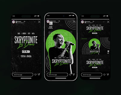 "Skryptonite" Concert Poster Design