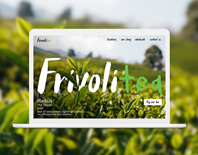 Frivolitea Website UI