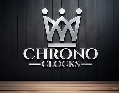 Clock Brand Logo Design