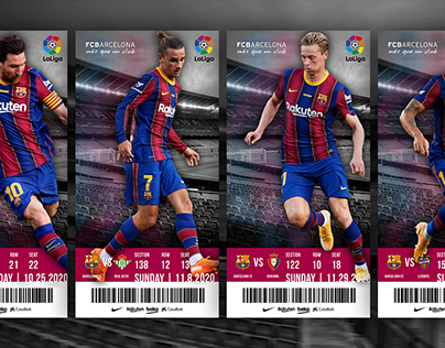 Barcelona FC | 2020 Ticket Design