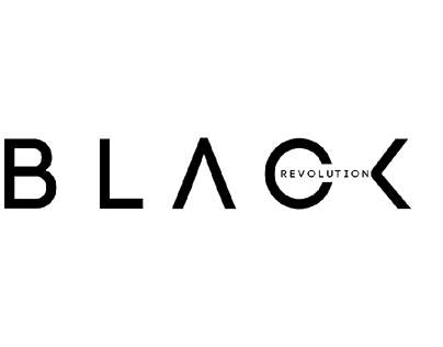 Black Revolution fashion logo design