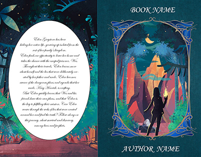 Fantasy Novel Front & Back Cover