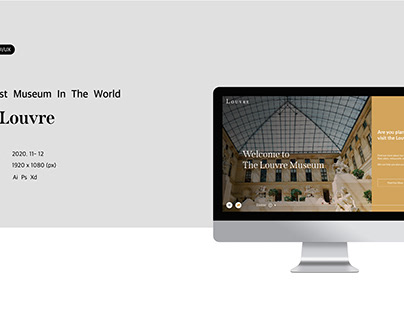 루브르 박물관, Web Design