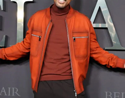 Bel-Air Will Smith Bomber Leather Jacket